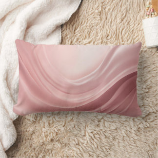 Dusty Rose on Me AI art  Lumbar Cushion