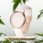 Dusty rose personalised eWatch Watch<br><div class="desc">Gift for her,  dusty rose wrist watch</div>