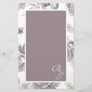 Dusty rose pink engagement stationery
