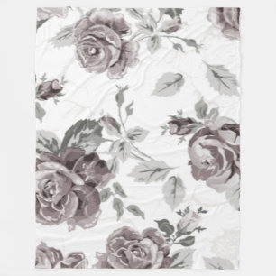 Dusty rose pink fleece blanket