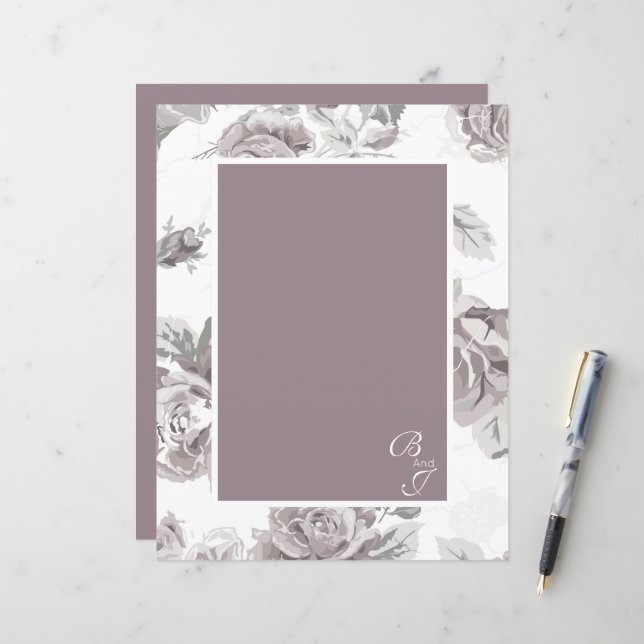 Dusty rose pink Stationary (Front/Back In Situ)