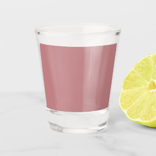 Dusty Rose Shot Glass