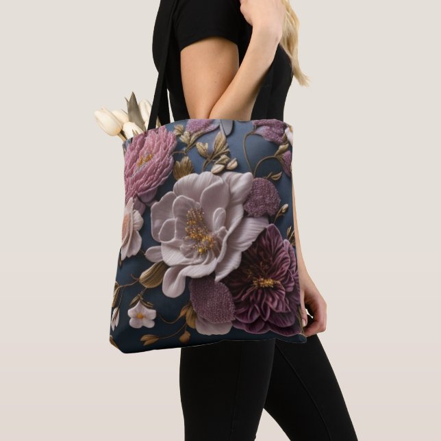 Dusty Rose (shoulder): Tote Bag (Close Up)