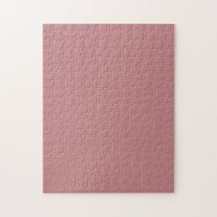 Dusty Rose Solid Color Jigsaw Puzzle