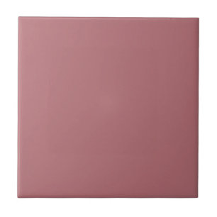 Dusty Rose Solid Colour  Ceramic Tile