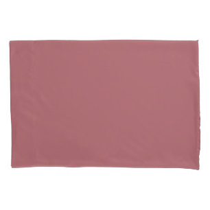 Dusty Rose Solid Colour  Pillowcase