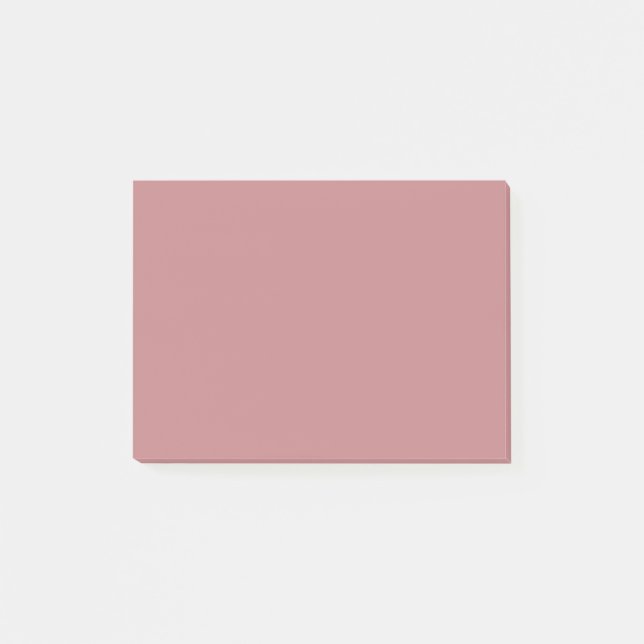 Dusty Rose Solid Colour Post-it Notes (Front)