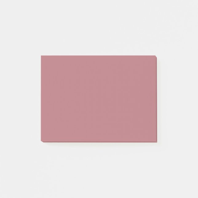 Dusty Rose Solid Colour  Post-it Notes (Front)