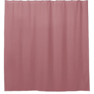 Dusty Rose Solid Colour  Shower Curtain