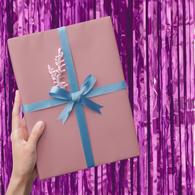 Dusty Rose Solid Colour Wrapping Paper (Creator Uploaded)