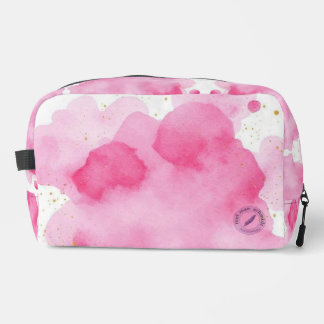 Dusty Rose Sprinkled Gold Mäppchen Dopp Kit