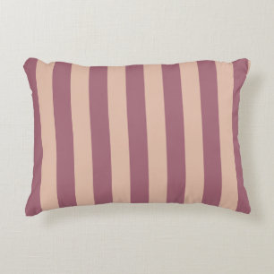 Dusty Rose Striped Decorative Cushion