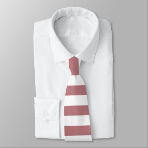 Dusty Rose Striped Solid Color Stripes  Tie