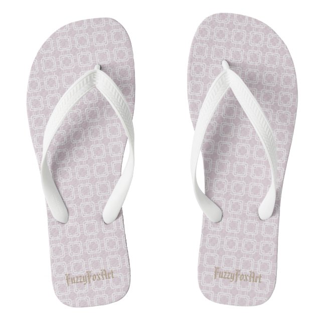 Dusty rose thongs (Footbed)