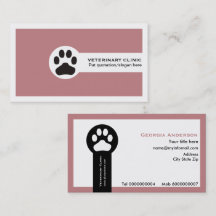 Dusty rose Vet/Veterinary Clinic minimalist