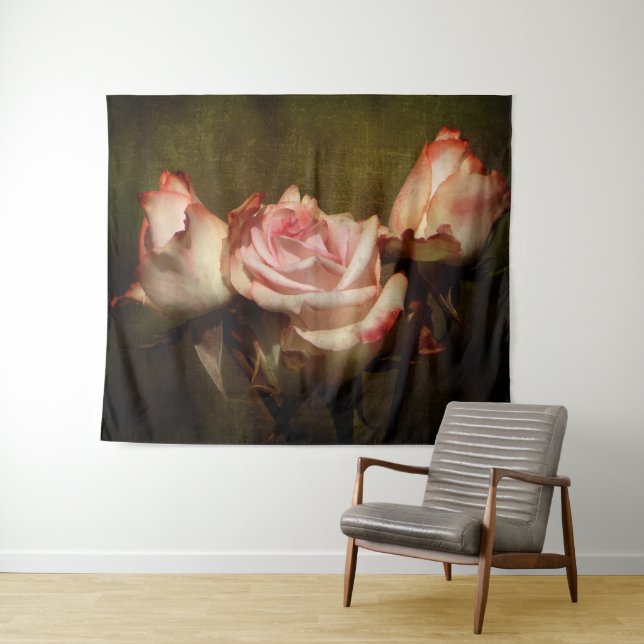 Dusty Rose Wall Tapestry (In Situ (Horizontal))