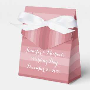 Dusty Rose Wedding Shower Favour Box