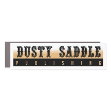 Dusty Saddle  Publishing Car Magnet