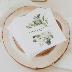 Dusty Sage Green Wedding Napkins