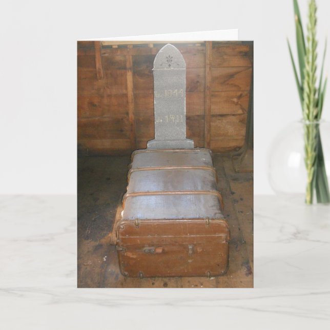 "Dusty's Grave" Hallowe’en Card (Front)