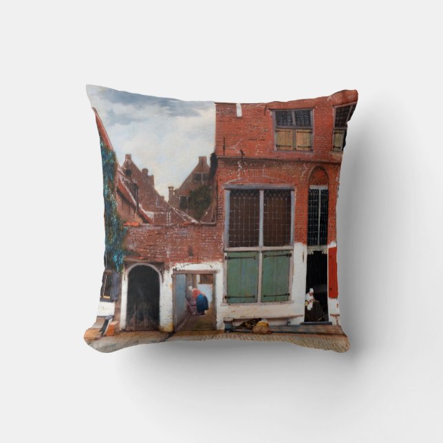 Dutch Alley, Johannes Vermeer Cushion (Front)