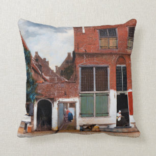 Dutch Alley, Johannes Vermeer Cushion