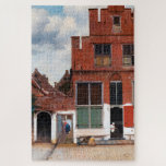 Dutch Alley, Johannes Vermeer Jigsaw Puzzle<br><div class="desc">Johannes Vermeer (October 1632 – December 1675), in original Dutch Jan Vermeer van Delft, was a Dutch Baroque Period painter who specialised in domestic interior scenes of middle class life. During his lifetime, he was a moderately successful provincial genre painter, recognised in Delft and The Hague. Nonetheless, he produced relatively...</div>
