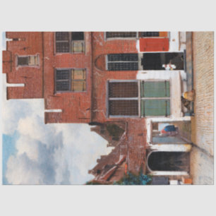 Dutch Alley, Johannes Vermeer Tissue Paper