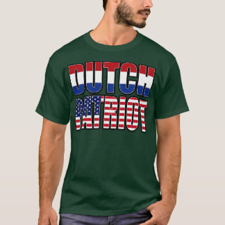 Dutch American Patriot Pride Heritage Flag Gift T-Shirt