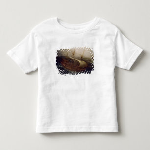 Dutch Battleship in a Storm Toddler T-Shirt