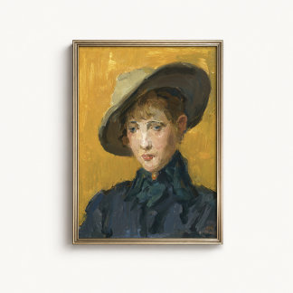 Dutch Bold Background Portrait Poster