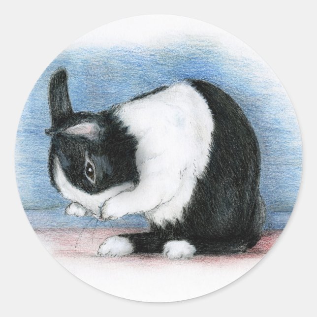 Dutch Classic Round Sticker (Front)