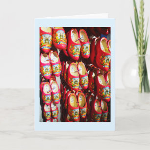 Dutch clogs card