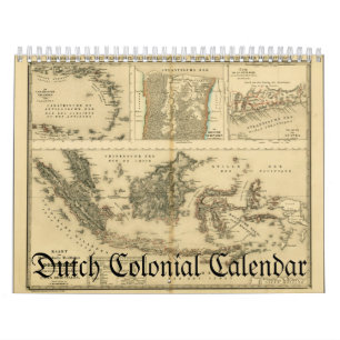 Dutch Colonial Maps Calendar