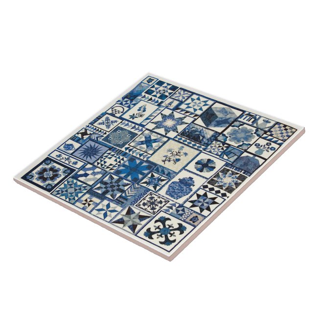 Dutch Delft Ceramic Tile (Side)