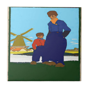 Dutch, Father & Son, add text Tile