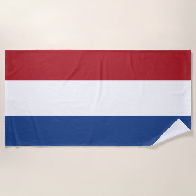 Dutch Flag Beach Towel (Front)