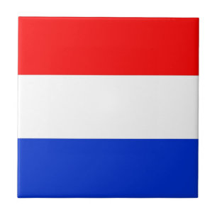 Dutch Flag Ceramic Tile