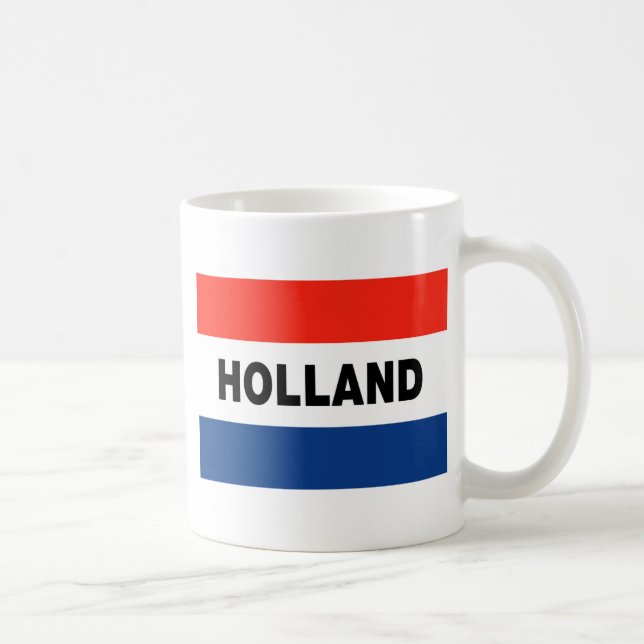 Dutch Flag Coffee Mug (Right)