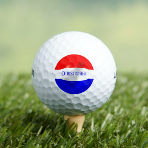 Dutch Flag Design Golf Balls
