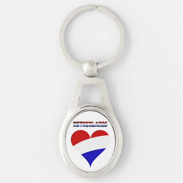 Dutch flag key ring (Front)