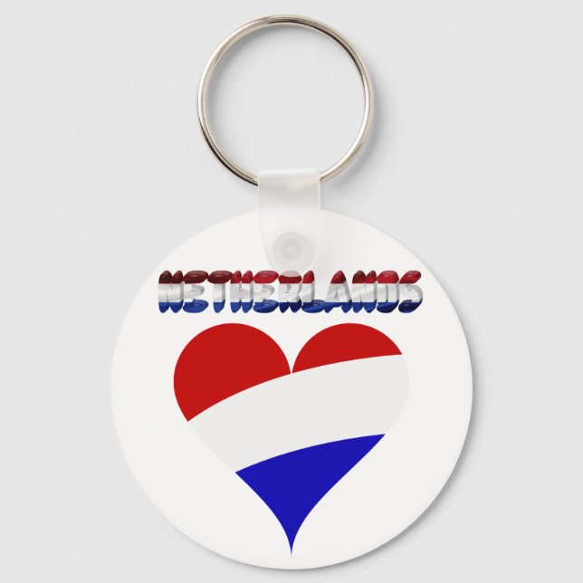 Dutch flag key ring (Front)