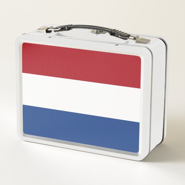 Dutch Flag Metal Lunch Box (Back)