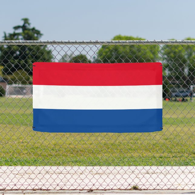 Dutch flag of the Netherlands custom banner sign (Insitu)