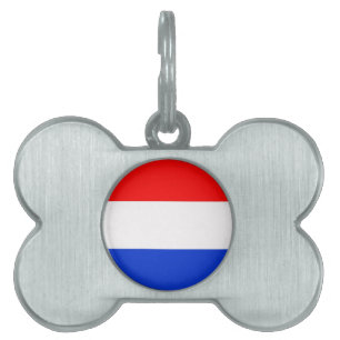 Dutch Flag Pet ID Tag