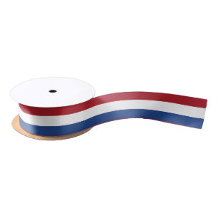 Dutch flag ribbon satin ribbon