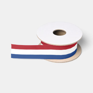 Dutch flag ribbon satin ribbon