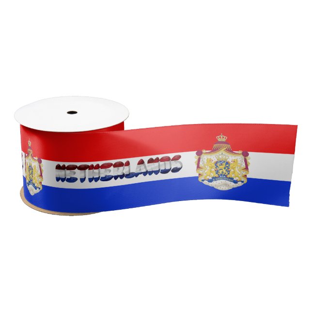 Dutch flag satin ribbon (Spool)