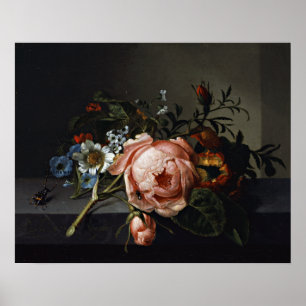 Dutch Flower Painting Still Life Fine Art Poster
