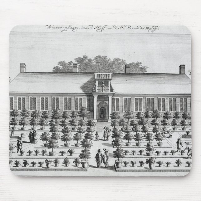 Dutch garden, from 'De Nederlandze Hesperides' by Mouse Pad (Front)